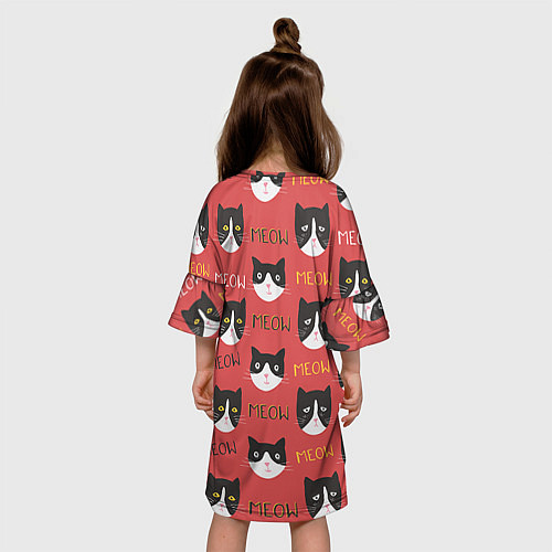 Детское платье Meow / 3D-принт – фото 4