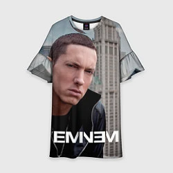 Платье клеш для девочки Eminem: It's Rap, цвет: 3D-принт