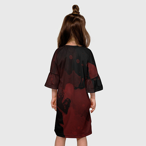 Детское платье Зомби клоун / 3D-принт – фото 4