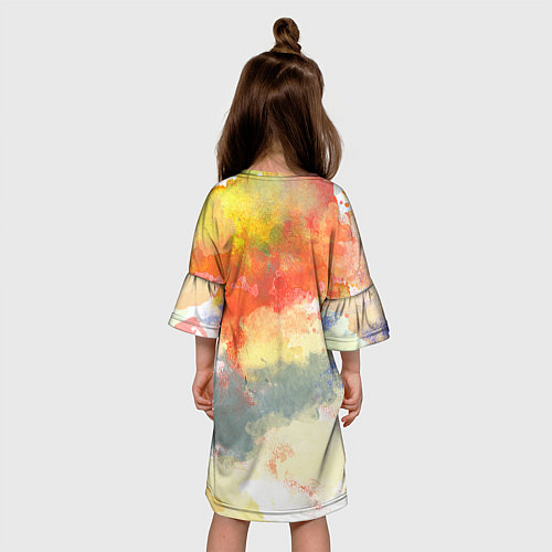 Детское платье The Beatles: Colour Spray / 3D-принт – фото 4