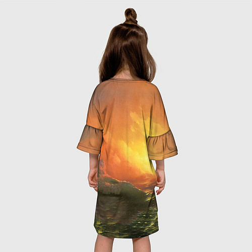 Детское платье Айвазовский - 9 Вал / 3D-принт – фото 4