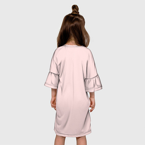 Детское платье Цветочное сердце / 3D-принт – фото 4