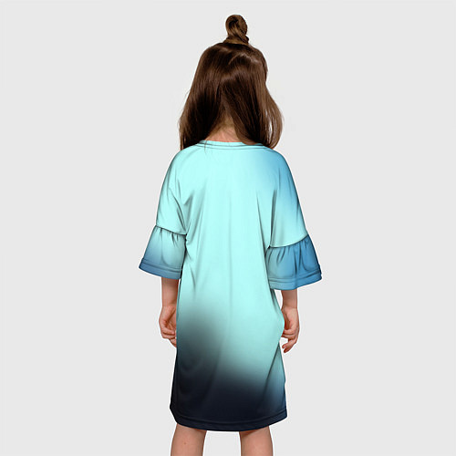 Детское платье Серый рыцарь / 3D-принт – фото 4
