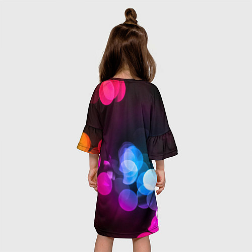 Детское платье Light Spots / 3D-принт – фото 4
