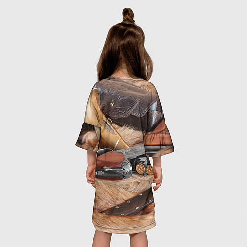 Детское платье Охотничье снаряжение / 3D-принт – фото 4