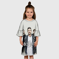 Платье клеш для девочки Of Mice & Men, цвет: 3D-принт — фото 2