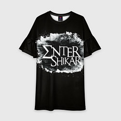 Платье клеш для девочки Enter Shikari, цвет: 3D-принт