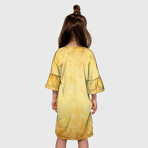 Детское платье Заразительная улыбка / 3D-принт – фото 4