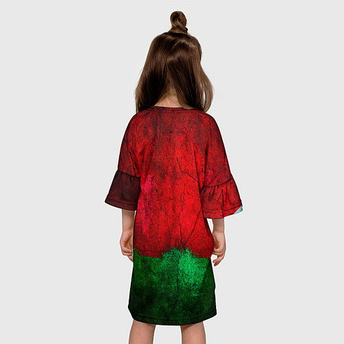 Детское платье Grunge color / 3D-принт – фото 4