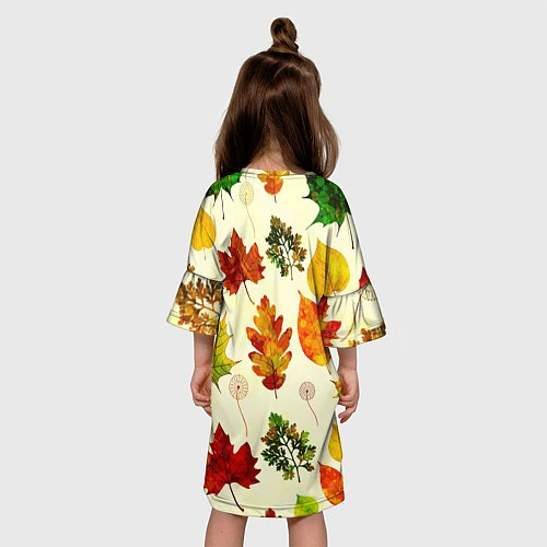 Детское платье Осень / 3D-принт – фото 4
