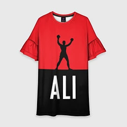 Платье клеш для девочки Ali Boxing, цвет: 3D-принт