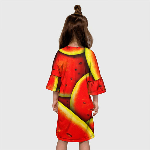 Детское платье Арбуз / 3D-принт – фото 4