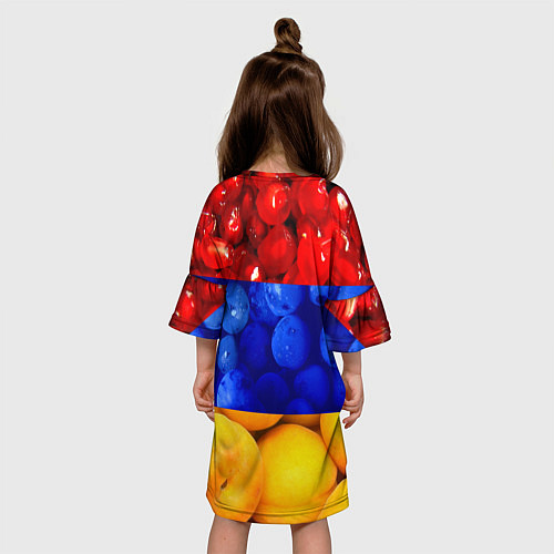 Детское платье Флаг Армении / 3D-принт – фото 4