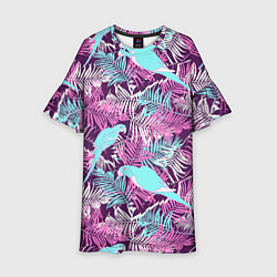 Платье клеш для девочки Summer paradise, цвет: 3D-принт