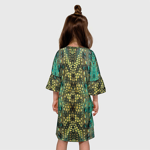 Детское платье Крокодил / 3D-принт – фото 4