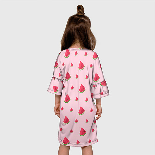 Детское платье Сочные арбузики / 3D-принт – фото 4