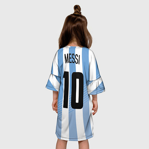 Детское платье Месси - сборная Аргентины / 3D-принт – фото 4