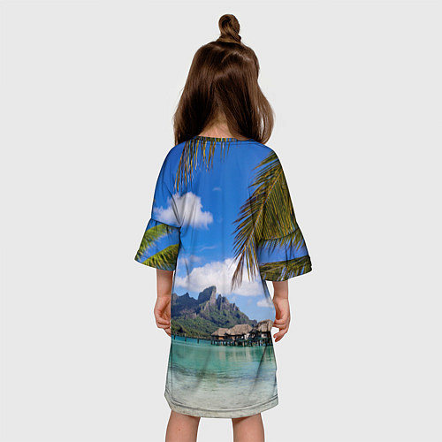 Детское платье Бора-Бора / 3D-принт – фото 4