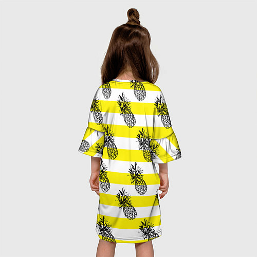 Детское платье Ананасы 24 / 3D-принт – фото 4