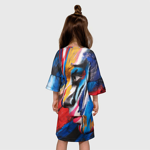 Детское платье Art girl / 3D-принт – фото 4