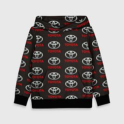 Толстовка-худи детская Toyota, цвет: 3D-черный