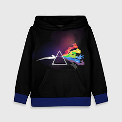 Толстовка-худи детская Покемоны, цвет: 3D-синий