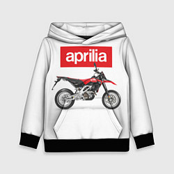 Толстовка-худи детская Aprilia SXV550, цвет: 3D-черный
