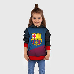 Толстовка-худи детская FCB Barcelona, цвет: 3D-красный — фото 2