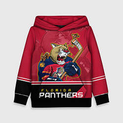 Толстовка-худи детская Florida Panthers, цвет: 3D-черный