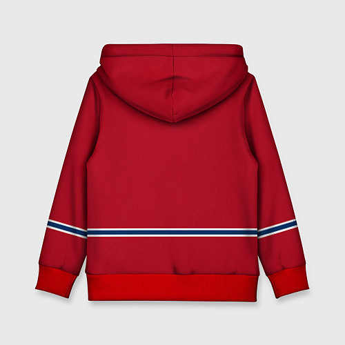 Детская толстовка Washington Capitals / 3D-Красный – фото 2