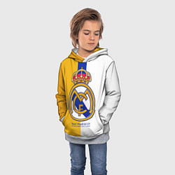 Толстовка-худи детская Real Madrid CF, цвет: 3D-меланж — фото 2