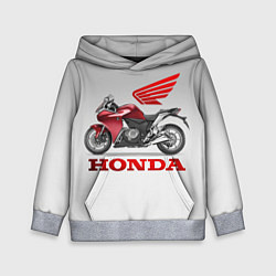 Толстовка-худи детская Honda 2, цвет: 3D-меланж