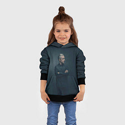 Толстовка-худи детская Доктор в рубашке, цвет: 3D-черный — фото 2