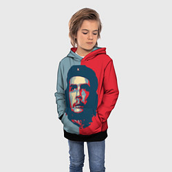 Толстовка-худи детская Che Guevara, цвет: 3D-черный — фото 2