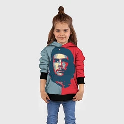 Толстовка-худи детская Che Guevara, цвет: 3D-черный — фото 2
