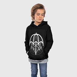 Толстовка-худи детская BMTH: Rain Symbol, цвет: 3D-меланж — фото 2