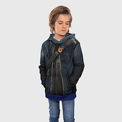 Толстовка-худи детская Watch Dogs 2, цвет: 3D-синий — фото 2