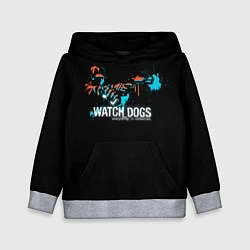 Толстовка-худи детская Watch Dogs 2, цвет: 3D-меланж