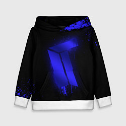 Толстовка-худи детская Titan: Black collection, цвет: 3D-белый