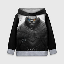 Толстовка-худи детская Rengar LoL, цвет: 3D-меланж