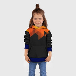 Толстовка-худи детская Trianse, цвет: 3D-синий — фото 2