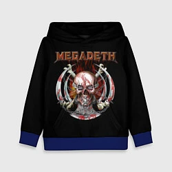 Детская толстовка Megadeth: Skull in chains