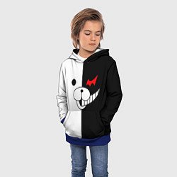 Толстовка-худи детская Monokuma, цвет: 3D-синий — фото 2