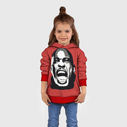 Толстовка-худи детская Sticky Fingaz, цвет: 3D-красный — фото 2