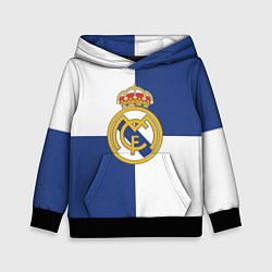 Толстовка-худи детская Real Madrid: Blue style, цвет: 3D-черный