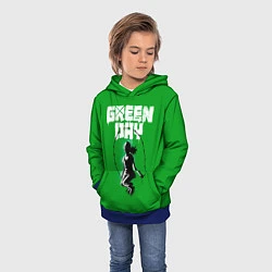 Толстовка-худи детская Green Day: Girl, цвет: 3D-синий — фото 2