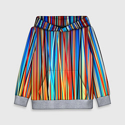 Детская толстовка Colored stripes