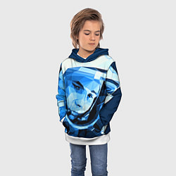 Толстовка-худи детская Gagarin Art, цвет: 3D-белый — фото 2