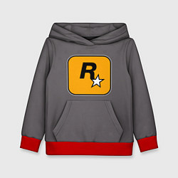 Толстовка-худи детская GTA VI: Rockstar Games, цвет: 3D-красный