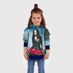 Толстовка-худи детская Evanescence, цвет: 3D-синий — фото 2
